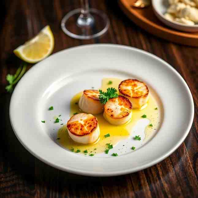 Pan-Seared Scallops with Garlic Butter - Restaurant-Style Recipe